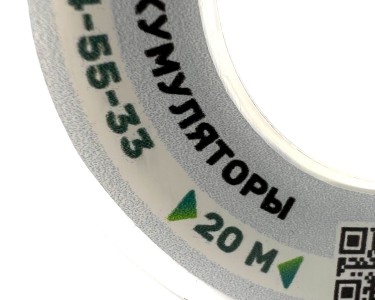 На катушке Медный провод 28AWG 20м 0,08 кв.мм (16*0,08мм) (белый, UL3135) LFW-28W в мягкой силиконовой изоляции