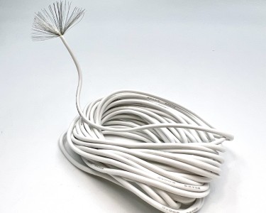 20AWG 0,5 мм² Медный провод в силиконовой изоляции (белый, UL3135) LFW-20W