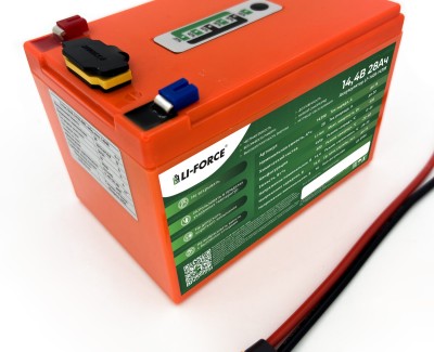 Аккумулятор для эхолота 14,4В 28Ач LF-1428-14398 (Li-Ion, 4S5P, BAK N21700CH-58E, P)