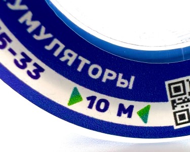 На катушке Медный провод 26AWG 10м 0,14 кв.мм (30*0,08мм) (синий, UL3135) LFW-26Bl в мягкой силиконовой изоляции