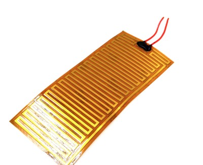 Нагревательная пластина 130х55мм (12V-10W, 24V-41W, 14 Ом) LFH-6151pg на клейкой основе