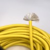 11AWG 4,0 мм² Медный провод в силиконовой изоляции (желтый, UL3135) LFW-11Y фото 0