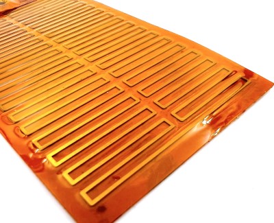 Нагревательная пластина 95х50мм (12V-7,5W, 24V-30W, 20 Ом) LFH-3473pg на клейкой основе