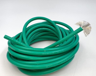 11AWG 4,0 мм² Медный провод в силиконовой изоляции (зеленый, UL3135) LFW-11G