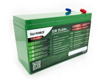 Аккумулятор 12В 13,5Ач LF-1213-14895-PRO (LiFePO4, 4S3P, P)