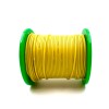 На катушке медный провод 26AWG 50м 0,14 кв.мм (30*0,08мм) (желтый, UL3135) LFW-26Y в мягкой силиконовой изоляции фото 4