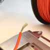 На катушке Медный провод 18AWG 200м 0,75 кв.мм (150*0,08мм) (красный,, UL3135) LFW-18B в мягкой силиконовой изоляции фото 3