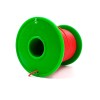 На катушке медный провод 26AWG 50м 0,14 кв.мм (30*0,08мм) (красный, UL3135) LFW-26R в мягкой силиконовой изоляции фото 4