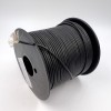 На катушке Медный провод 17AWG 50м 1,0 кв.мм (210*0,08мм) (черный, UL3135) LFW-17B в мягкой силиконовой изоляции