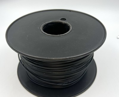 На катушке Медный провод 18AWG 200м 0,75 кв.мм (150*0,08мм) (черный, UL3135) LFW-18B в мягкой силиконовой изоляции