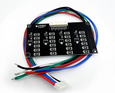Плата балансировки 1-4S LiFePO4 LF-BLP-04 (1 А) с балансировочным разъемом