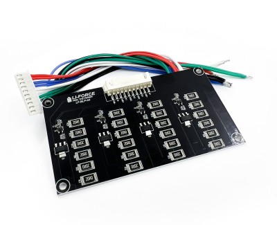 Плата балансировки 1-4S LiFePO4 LF-BLP-04 (1 А) с балансировочным разъемом