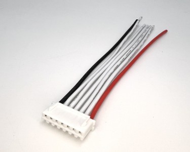 Балансировочный разъем 7 pin (6s, XH) с ПВХ проводом 20awg, 100мм