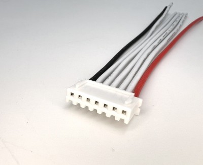 Балансировочный разъем 7 pin (6s, XH) с ПВХ проводом 20awg, 100мм