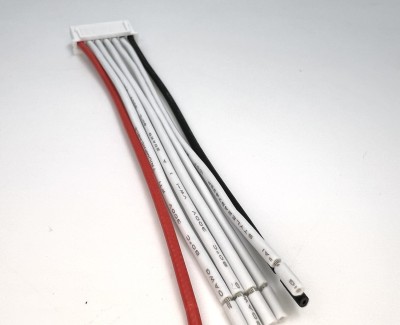 Балансировочный разъем 7 pin (6s, XH) с ПВХ проводом 20awg, 100мм