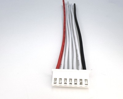 Балансировочный разъем 7 pin (6s, XH) с ПВХ проводом 20awg, 100мм