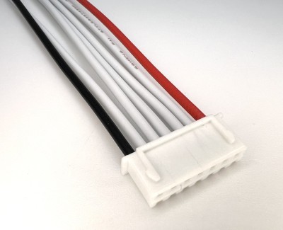 Балансировочный разъем 7 pin (6s, XH) с ПВХ проводом 20awg, 200мм