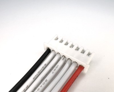 Балансировочный разъем 7 pin (6s, XH) с ПВХ проводом 20awg, 200мм