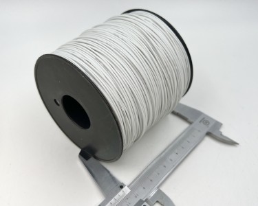 На катушке Медный провод 26AWG 300м 0,14 кв.мм (30*0,08мм) (белый, UL3135) LFW-26W в мягкой силиконовой изоляции
