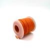 На катушке Медный провод 26AWG 30м 0,14 кв.мм (30*0,08мм) (оранжевый, UL3135) LFW-26O 0.004 в мягкой силиконовой изоляции фото 4