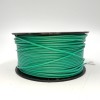 На катушке Медный провод 16AWG 20м 1,27 кв.мм (252*0,08мм) (зеленый, UL3135) LFW-16G в мягкой силиконовой изоляции фото 1