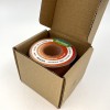 На катушке Медный провод 30AWG 100м 0,06 кв.мм (11*0,08мм) (оранжевый, UL3135) LFW-30O в мягкой силиконовой изоляции фото 0