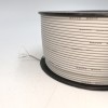 На катушке Медный провод 24AWG 100м 0,2 кв.мм (40*0,08мм) (серый, UL3135) LFW-24Gr в мягкой силиконовой изоляции фото 2