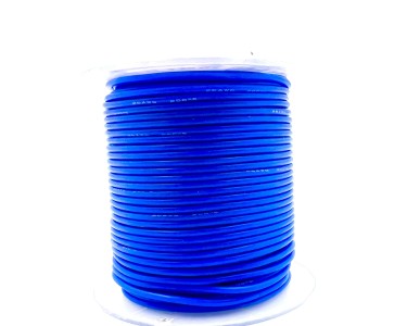 На катушке Медный провод 26AWG 30м 0,14 кв.мм (30*0,08мм) (синий, UL3135) LFW-26Bl в мягкой силиконовой изоляции