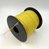 На катушке Медный провод 26AWG 300м 0,14 кв.мм (30*0,08мм) (желтый, UL3135) LFW-26Y в мягкой силиконовой изоляции фото 4