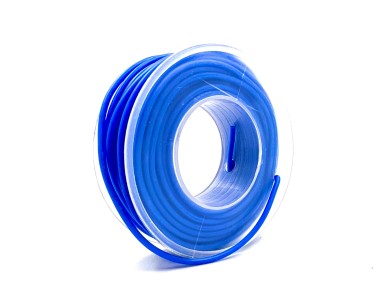 На катушке Медный провод 22AWG 10м 0,3 кв.мм (60*0,08мм) (синий, UL3135) LFW-22Bl в мягкой силиконовой изоляции