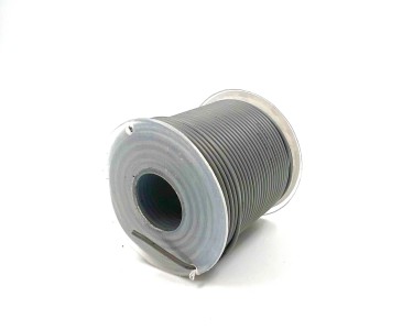 На катушке Медный провод 22AWG 30м 0,3 кв.мм (60*0,08мм) (серый, UL3135) LFW-22Gr в мягкой силиконовой изоляции