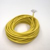 16AWG 1,27 мм² Медный провод в силиконовой изоляции (желтый, UL3135) LFW-16Y фото 1