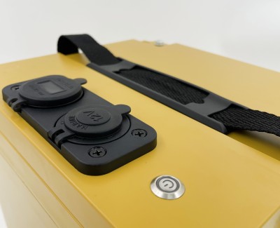 Аккумулятор 12В 105Ач LF-12105-14596 (LiFePO4, 4S1P, EVE LF105, с USB, Type-C и прикуривателем, P)