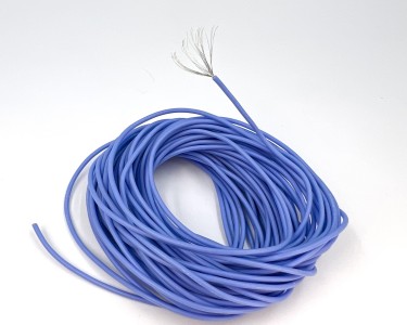 22AWG 0,3 мм² Медный провод в силиконовой изоляции (синий, UL3367) LFW3-22Bl