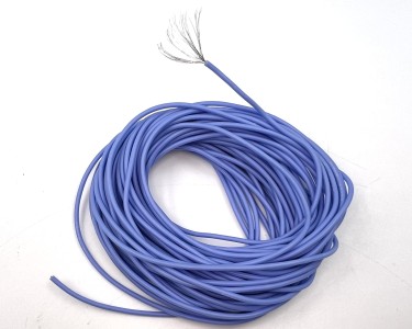 22AWG 0,3 мм² Медный провод в силиконовой изоляции (синий, UL3367) LFW-22Bl