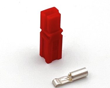 Разъем SMH PP 75A 600V одинарный, красный ( аналог Anderson)