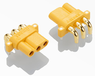 Разъем Amass MR30PW-F20 (розетка, 30А, желтый)