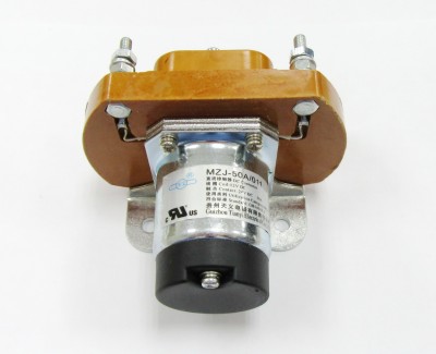 Контактор MZJ-50A/011 (катушка 12V, контакт 24V, ток 50A, DC/DC)