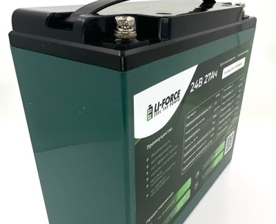 Аккумулятор 24В 27Ач LF-2427-12482 (LiFePO4, 8S6P, CBAK 26700FB2, P)