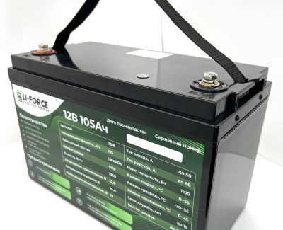 Аккумуляторная батарея 12В 105Ач LF-12105-11616 (LiFePO4, 4S1P, EVE LF105, P)