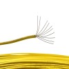 Провод в ПВХ изоляции 24AWG UL-1007, 0.2 мм², желтый фото 5