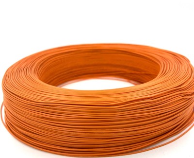 Провод в ПВХ изоляции 24AWG UL-1007, 0.2 мм², оранжевый