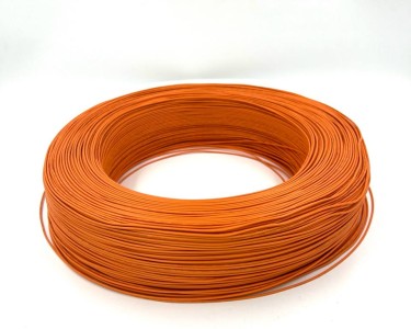 Провод в ПВХ изоляции 24AWG UL-1007, 0.2 мм², оранжевый