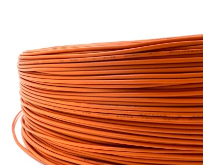 Провод в ПВХ изоляции 24AWG UL-1007, 0.2 мм², оранжевый