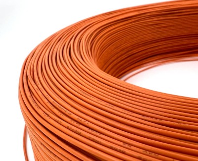 Провод в ПВХ изоляции 24AWG UL-1007, 0.2 мм², оранжевый