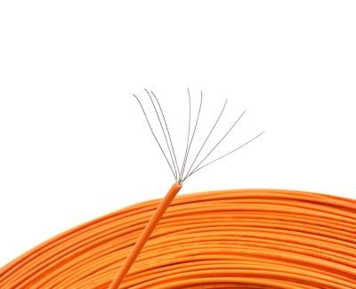 Провод в ПВХ изоляции 24AWG UL-1007, 0.2 мм², оранжевый