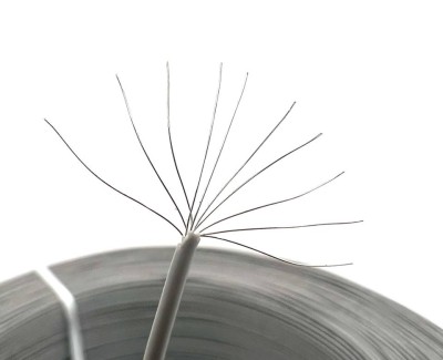 Провод в ПВХ изоляции 24AWG UL-1007, 0.2 мм², серый