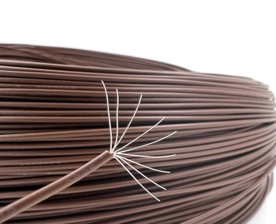 Провод в ПВХ изоляции 24AWG UL-1007, 0.2 мм², коричневый
