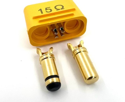 Разъем Amass AS150U-M (2+4) безыскровый (вилка, 150А, желтый)