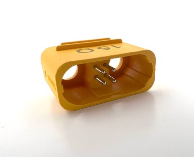 Разъем Amass AS150U-M (2+4) безыскровый (вилка, 150А, желтый)